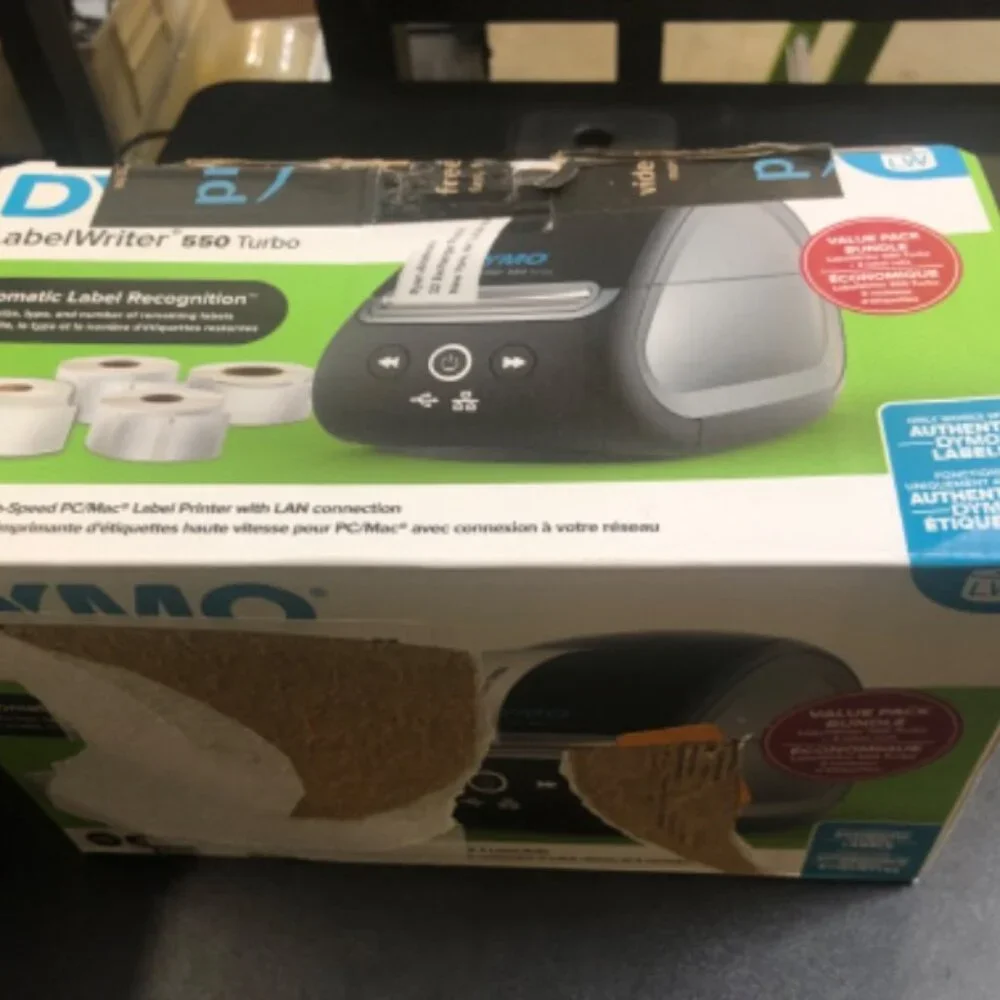 DYMO LabelWriter 550 Turbo Label Printer Bundle, Label Maker EUC